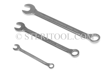 #20090 - SET: 8 pc Stainless Steel Combination Wrench Metric Set: 6mm ~ 15mm. wrench, combination, spanner, stainless steel